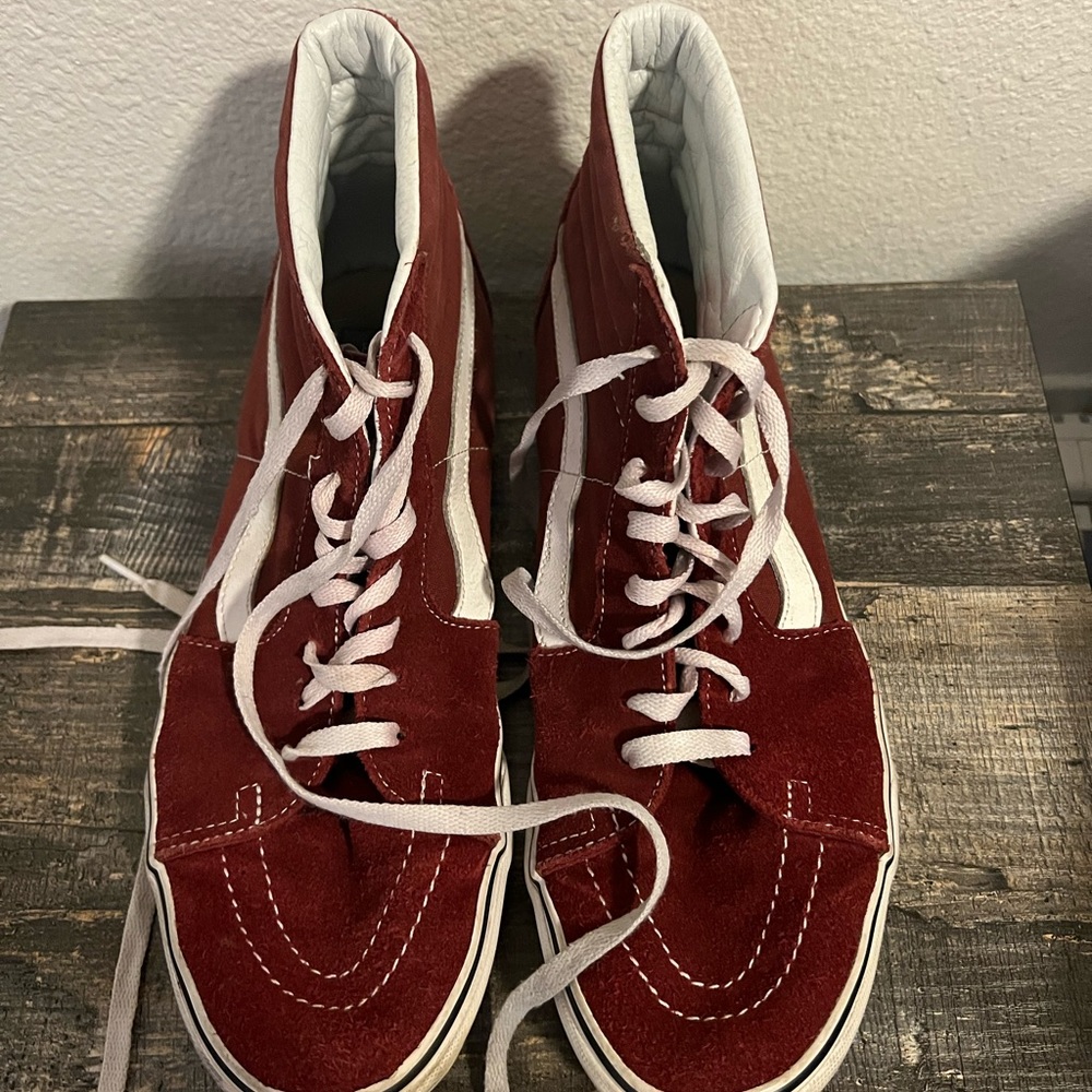 Men’s Red Hightop Vans